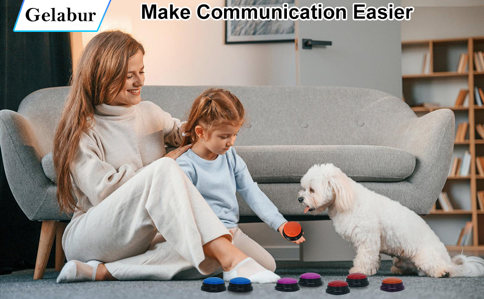 dog buttons talk, recordable buttons for classroom, dog buttons for communication