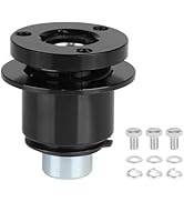 CNSPEED 3 Hole Steering Wheel Quick Release Hub Adapter, Car Universal 360° Steering Wheel Quick ...