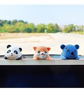Motaney Cute Animal Rear View Mirror Accessories, Car Center Screen Decoration Car Dashboard Orna...