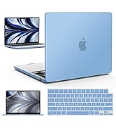 IBENZER Compatible with M2 2023 2022 MacBook Air 13 inch case, Model A2681, Hard Shell Case&amp;Keybo...