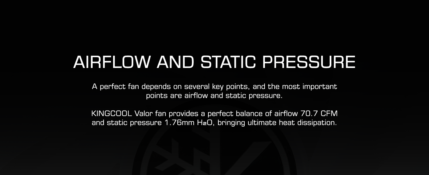 airflow and static pressure