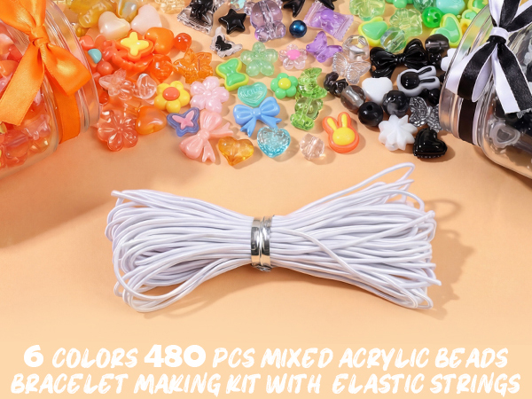 Assorted Beads Bracelet Making Kit