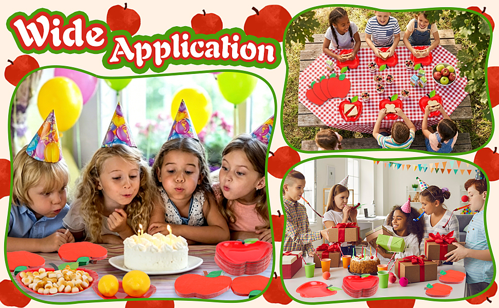 50 Pcs Back to School Plates and Napkins