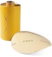 MIDO Professional Abrasive 6 Inch Sanding Disc Self Stick 800 Grit PSA Sanding Discs 100 PCS Alum...