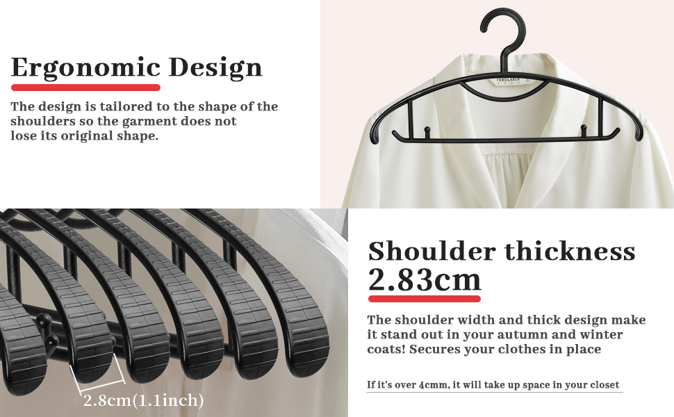 Extra Wide Shoulder Sweater Hangers