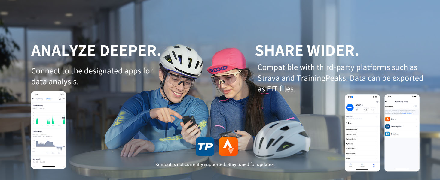 GEOID CC700 2.8‘’ Color Screen Bike/Cycling Computer Wireless - Route Navigation Re-Route Planing