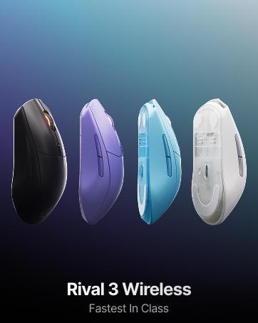 Rival 3 Wireless Fastest in class