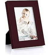 RPJC 3.5x5 inch Picture Frame Made of Solid Wood High Definition Glass for Table Top Display and ...