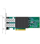 GLOTRENDS ST7477 2-Port 10Gb SFP+ Network Card (Ethernet PCIE NIC) with Broadcom BCM57302 Control...