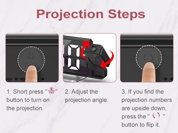 Projection Alarm Clock