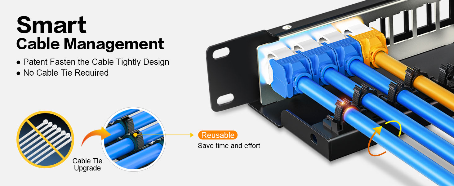 12port keystone patch panel