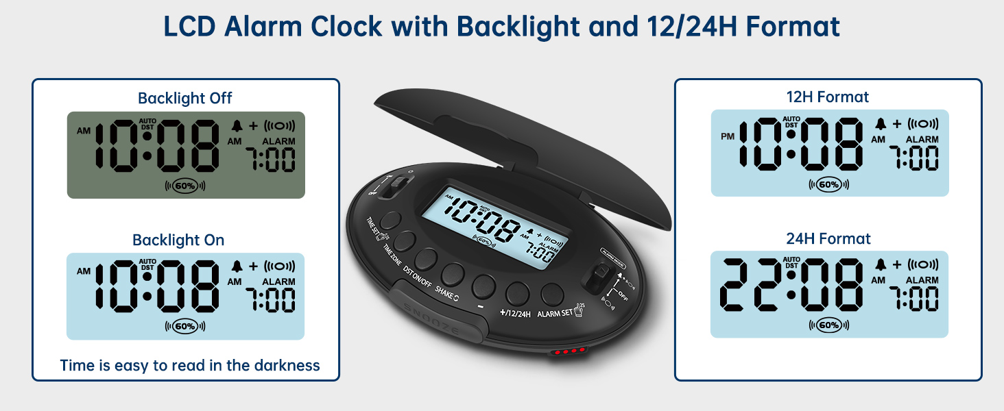 alarm clocks for bedrooms