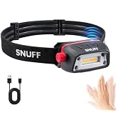 SNUFF Rechargeable Detailing Headlamp, CRI 96+, Motion Sensor, Dimmable | 2700K/4500K/6500K, 260 ...