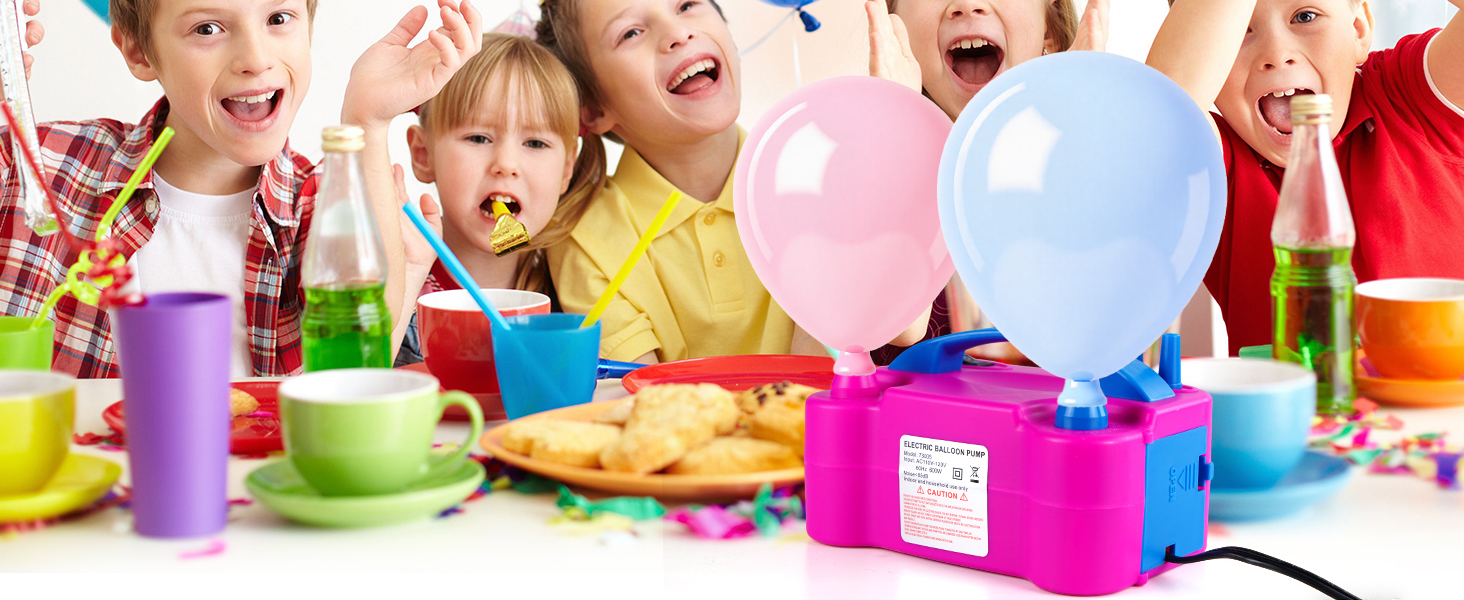 Electric Balloon Pump, Portable Electric Balloon Blower Machine Balloon Air Pump