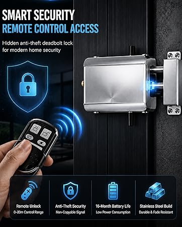 Geevorks Remote Control Electronic Intelligent Door Lock