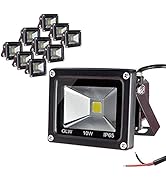 GLW 10W Led Flood Light 12V Ac or Dc Warm White Waterproof Outdoor Lights 750lm 80w Halogen Bulb ...