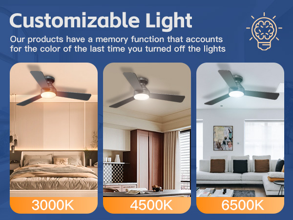 ceiling fans with lights and remote