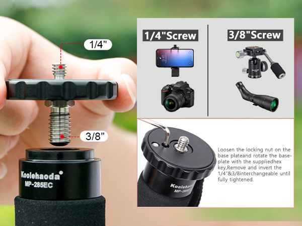 Camera Monopod Stand, Carbon Fiber Photography Monopod Portable Travel Unipod Stick Pole