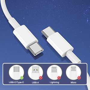 100W USB C to USB C Cable