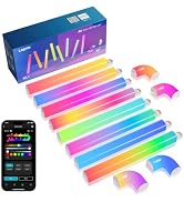 Lepro WL1 AI Smart RGB Wall Lights with LightBeats Music Sync, Personalized AI Lighting Designer,...