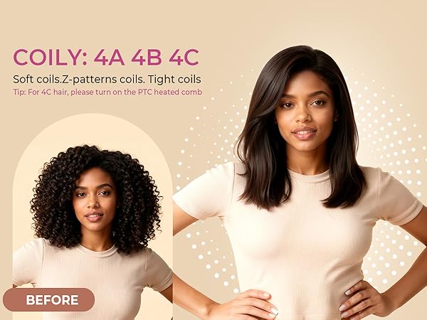 Blow Dryer Brush with Heated Comb