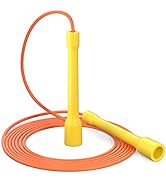 APLUGTEK Speed Jump Rope, Tangle-Free Fast Jumping Ropes for Fitness and Exercise, Adjustable Ski...