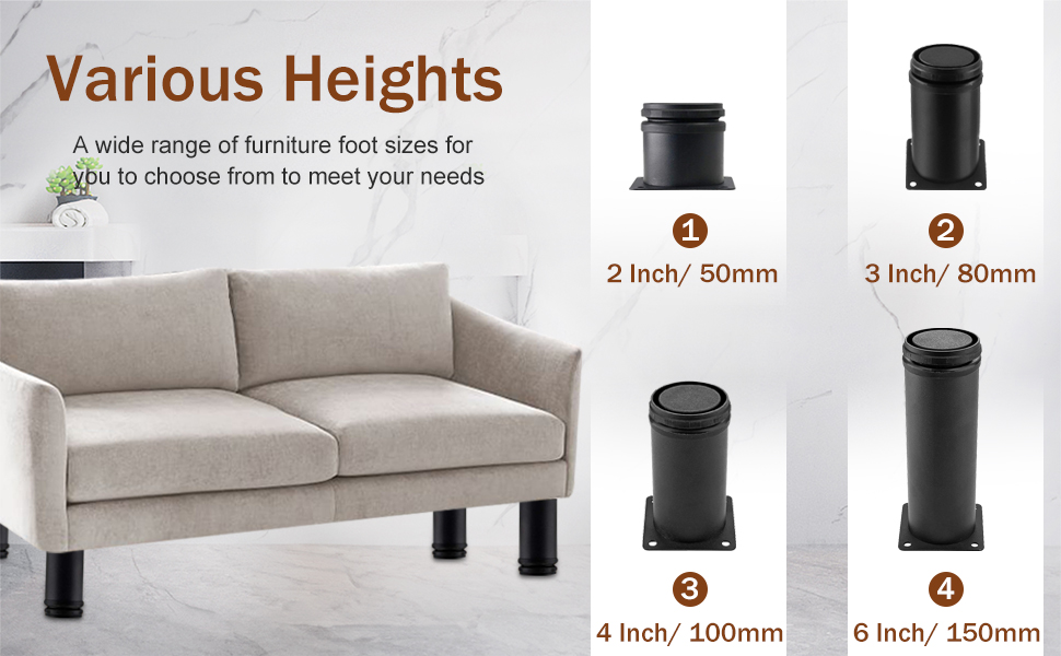 Adjustable Sofa Legs