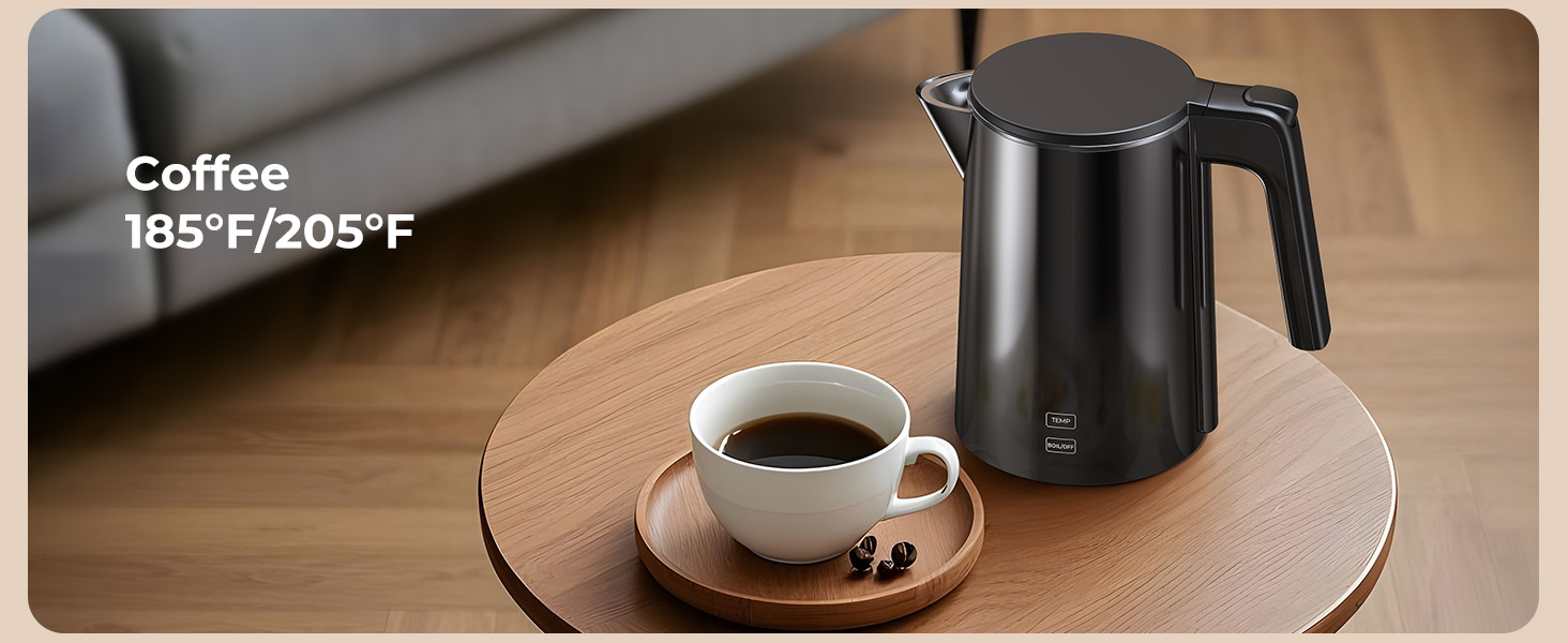 electric kettle temperature control