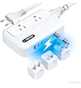 BESTEK 220v to 110v Converter with USB C 35w, 300W AC Peak Voltage Converter US to Europe, Step D...