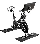 Peloton Bike Mat | 6mm Thick, Non-Slip Sweat-Proof Exercise Mat for Hardwood or Carpet, Treadmill...