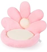Ditucu Flower Shape Seat Cushion Comfy Kawaii Gaming Chair Cushions 19 inch Lazy Sofa Office Floo...