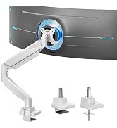 ARES WING Ultrawide Monitor Arm, Heavy Duty Single Monitor Mount for 13"-49" Curved Screens, Adju...