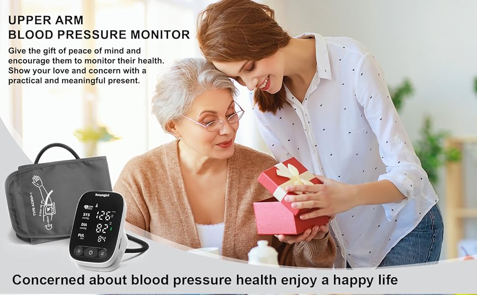 Upper arm blood pressure monitor