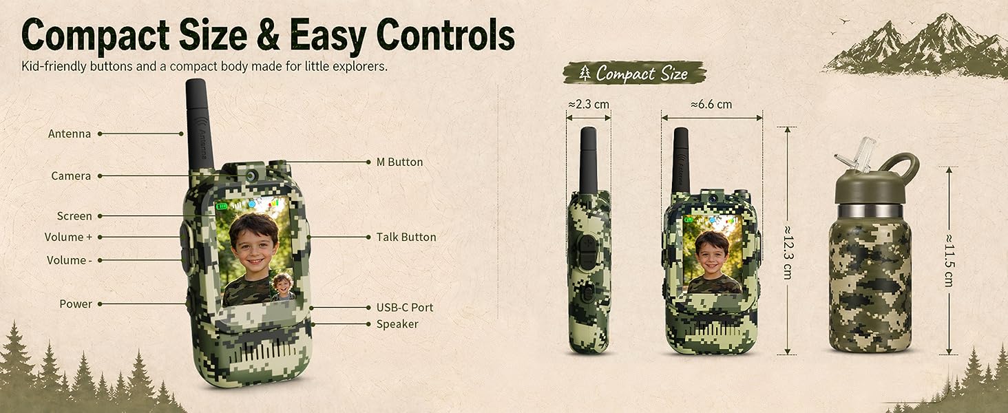 kids video walkie talkies
