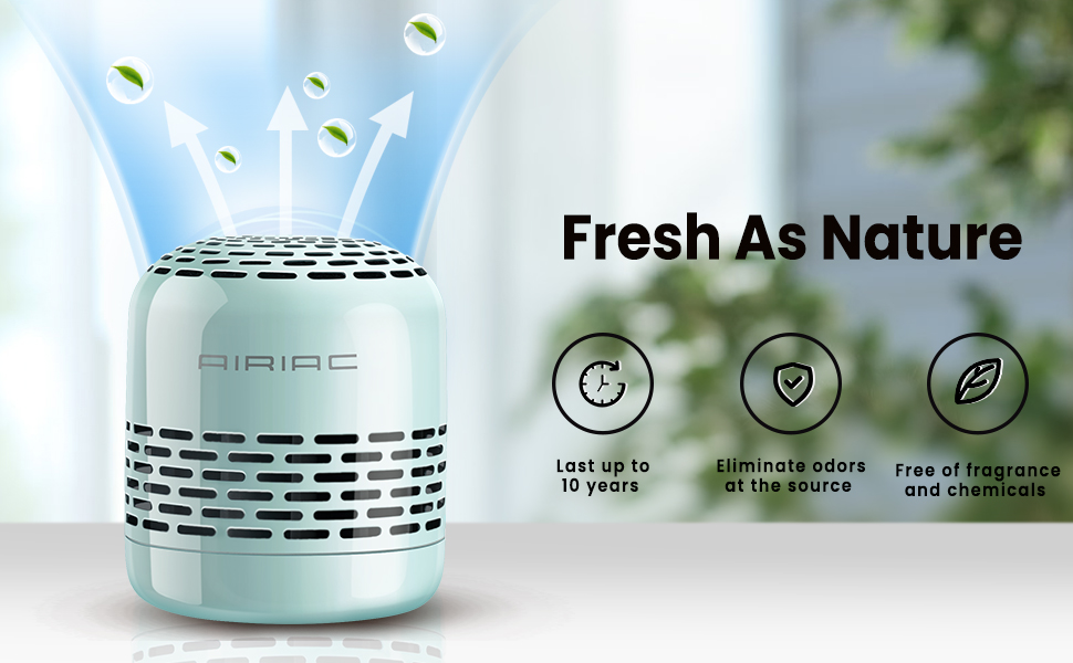 A 10-Year Refrigerator Deodorizer with no need for any replacement or charging.