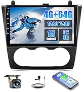 4+64GB Realdio Android 15 Car Radio for Nissan Altima 2008-2012 (Manual A/C) CarPlay Android Auto...