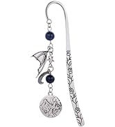 Retro Metal Bookmark for Bookish Gifts Wing Mask Bow and Arrow Charms Book Mark for Book Lover Gi...