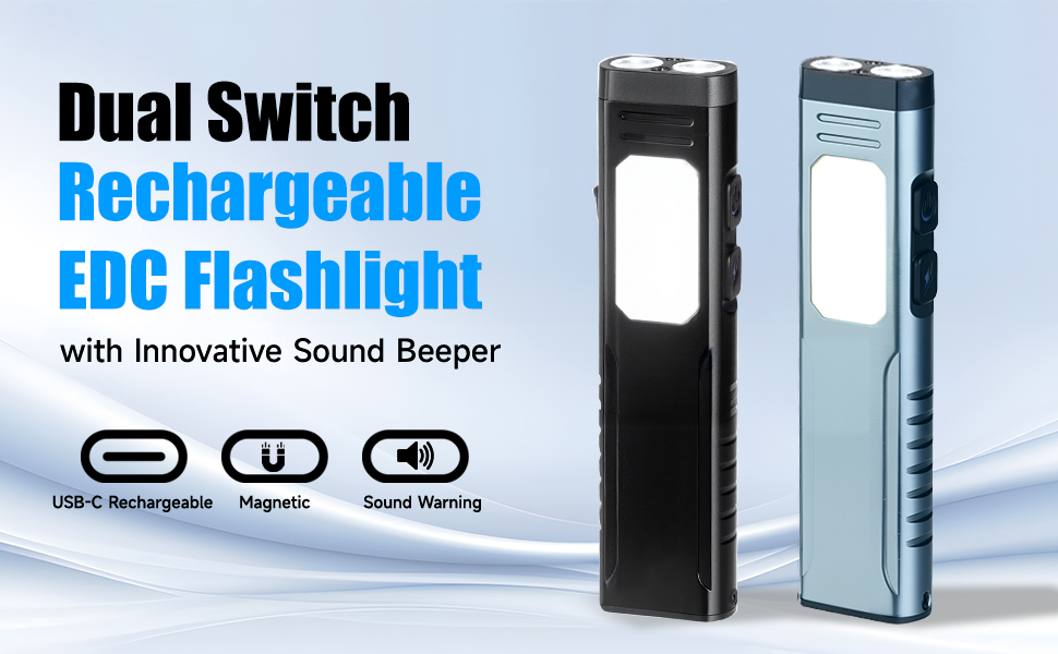 small flat flashlight