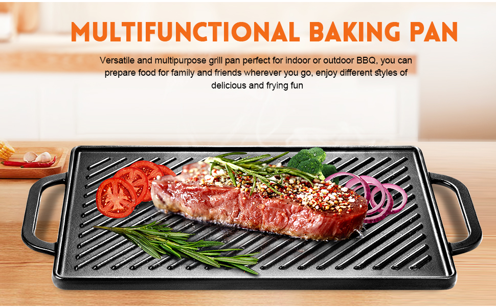 cast iron griddle pan