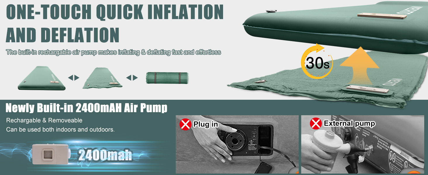 self inflating memory foam sleeping pad