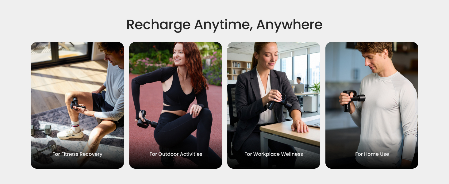 Mini massage gun strong power for men women on the go massage tool