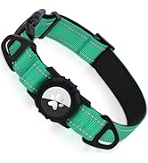 Joytale Airtag Dog Collar, Reflective Dog Collar with AirTag Holder, Dual D-Rings Durable Pet Col...