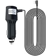 HUPEJOS Car Charger Type-C Adapter for V7/V80-4CH Dash cam, Replacement Vehicle Power Cable Cord