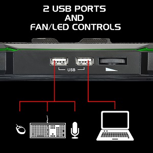 Cryogen 5 2 USB Ports and Fan/LED Controls