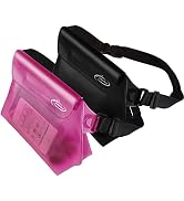AiRunTech Waterproof Pouch with Waist Strap (2 Pack) | Beach Accessories Best Way to Keep Your Ph...