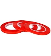 Kaisiking 2mm / 3mm / 5mm / 10mm x 25M Clear Heat Resistant Double Sided Tape Roll Strong Adhesiv...