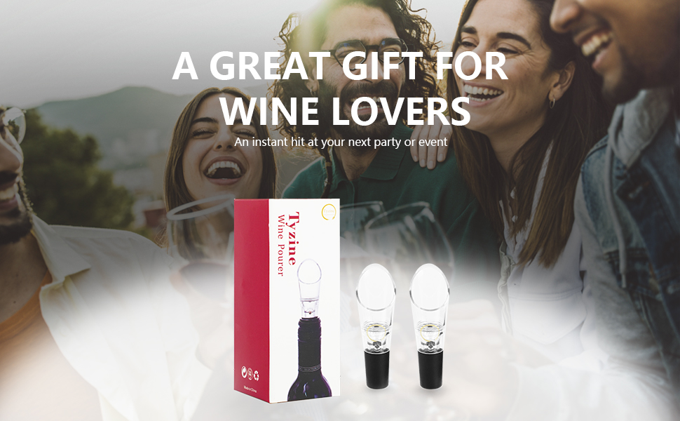 Wine Aerator Pourer set 2-5