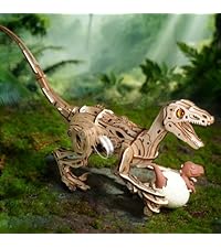 ROBOTIME 3D Wooden Puzzles for Adults, Plane Gravity Swing Model, Aircraft Model Kits for Age 14+,3D...