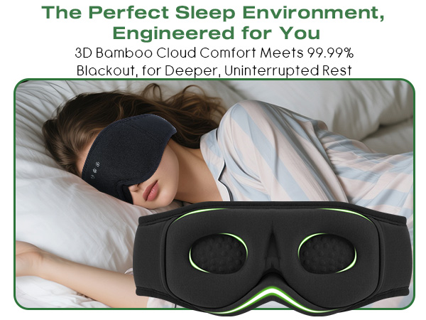 bluetooth sleep mask total blackout