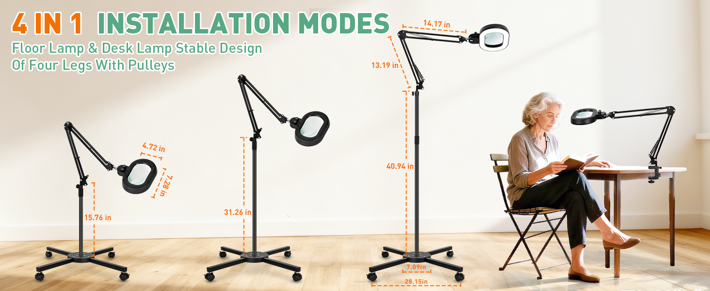 magnifying lamp with light for estheticians mag lamp mag lamp estheticians magnifying lamp 4 IN 1